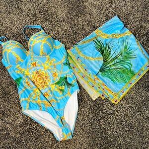 One Piece with Wrap Size Medium